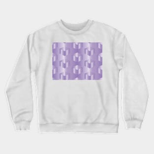 Purple cubes Crewneck Sweatshirt